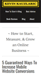 Mobile Screenshot of kevinkauzlaric.com